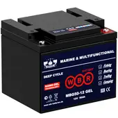 Фото Аккумулятор WBR Marine MBG 50-12   12В 50Ач
