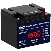 Фото Аккумулятор WBR Marine MB 50-12   12В 50Ач