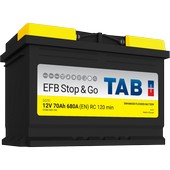 Фото Аккумулятор TAB EFB STOP&GO 6ст70 обратный  -/+
