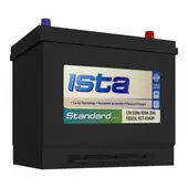 Фото Аккумулятор ISTA Asia 6ст65 обратный -/+