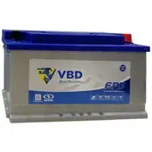 Фото Аккумулятор VBD EFB 6ст105 обратный -/+