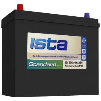 Фото Аккумулятор ISTA Asia  6ст55 прямой +/- тонк кл