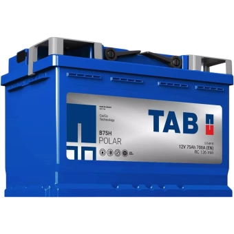 Фото Аккумулятор TAB Blue 6ст75 обратный -/+