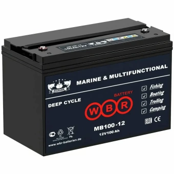 Фото Аккумулятор WBR Marine MB 100-12   12В 100Ач