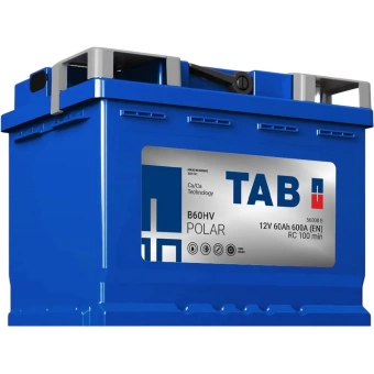 Фото Аккумулятор TAB Blue 6ст60 обратный обслуж  -/+