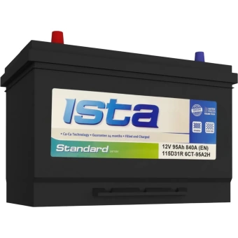 Фото Аккумулятор ISTA Asia 6ст95 прямой +/-