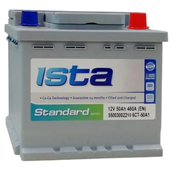 Фото Аккумулятор ISTA 6ст50 обратный +/-