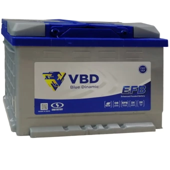 Фото Аккумулятор VBD EFB 6ст85 прямой +/-